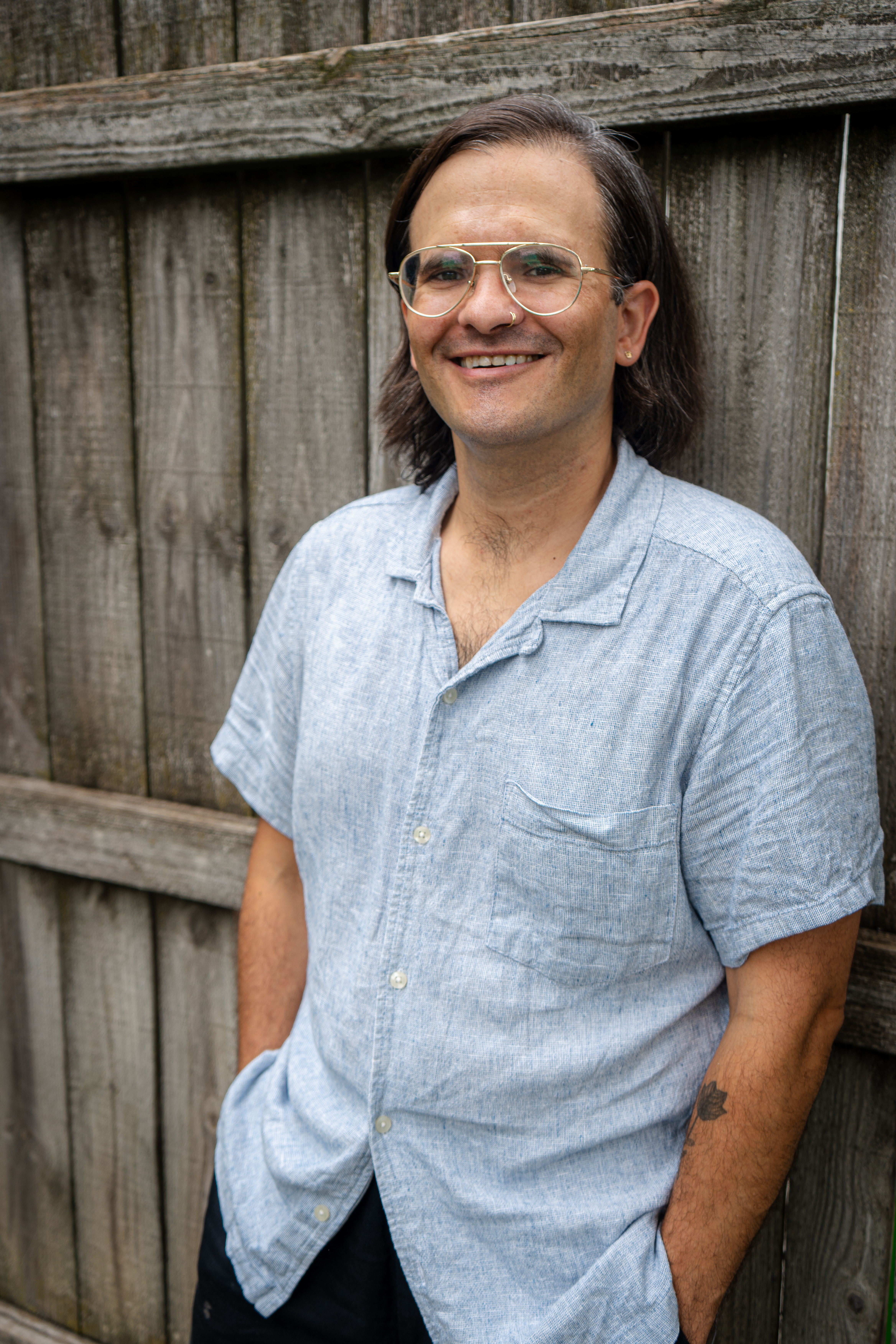 John Eads, LCSW, smiling outdoors